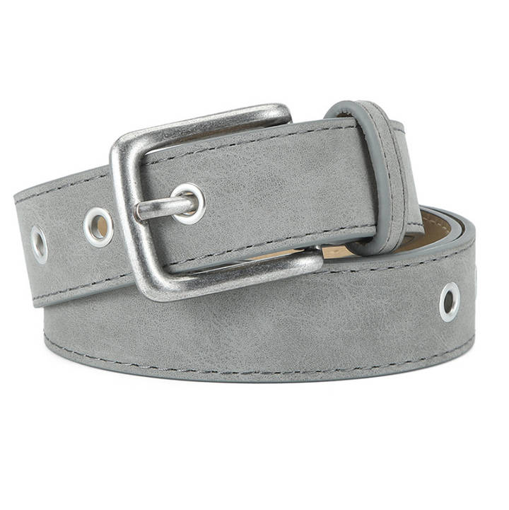 Stylish men's accessory: a classic suede belt that completes any outfit with elegance.