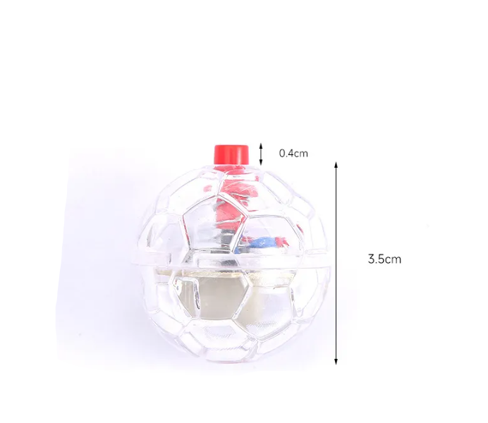 Luminous LED dog football for outdoor evening play. Durable interactive glowing pet toy, perfect for active chewing.