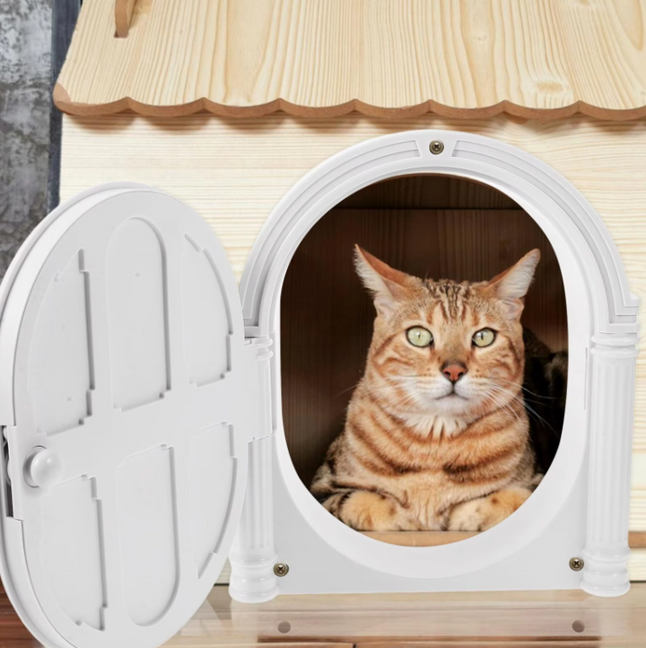 Interactive door-hanging cat toy, encourages active play & mental enrichment for felines.