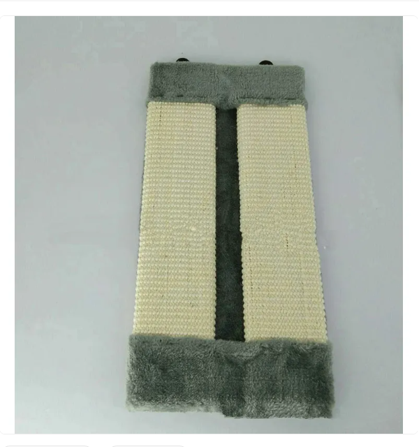 Cozy cat wall scratching board, a soft pet accessory for healthy claws & happy cats.