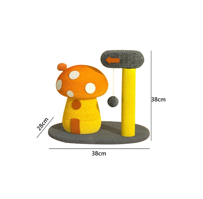 Engaging cat scratching post & interactive play station. Ideal pet enrichment toy for happy, healthy cats.