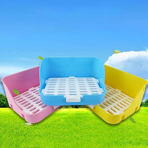 Easy-clean pet litter tray with innovative ventilation grille, ensuring excellent odor control for cats.