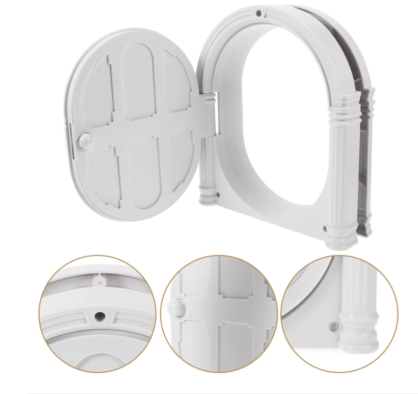 Decorative door toy for cats & small pets, a durable interactive enrichment toy for indoor fun.
