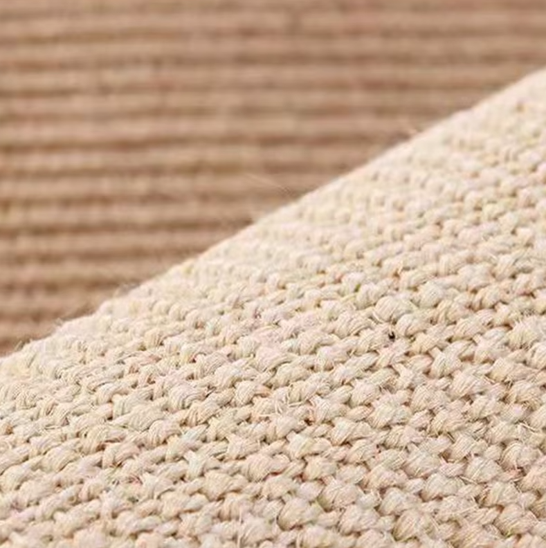 Soft & sturdy sisal cat scratch mat, an ideal furniture protector for sofa armrests.