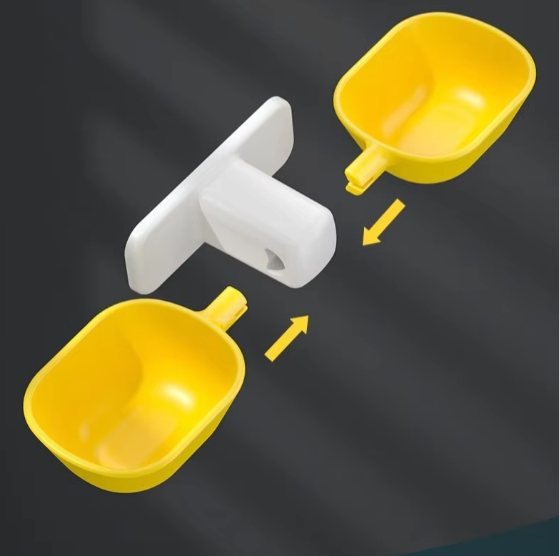 Pet wall mount food & drinking bowls for dogs & cats. Durable, space-saving solution for modern homes.