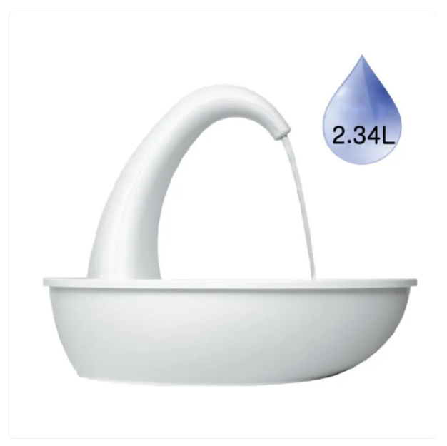 79 fl oz automatic pet water dispenser for cats & dogs. Ensures pets stay hydrated with a constant fresh water supply.
