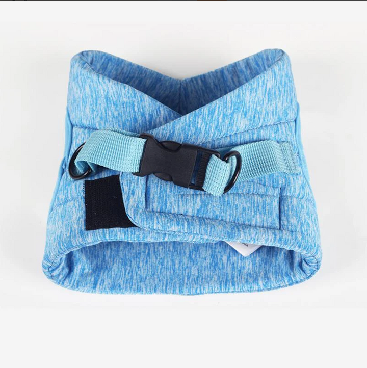 Control-fit cat harness with an easy-clip pet leash, ideal for walking your feline safely.
