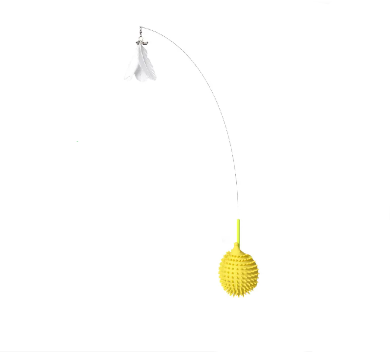 Fun catnip UFO toy. Interactive silicone scratching toy for active indoor play & feline stimulation.