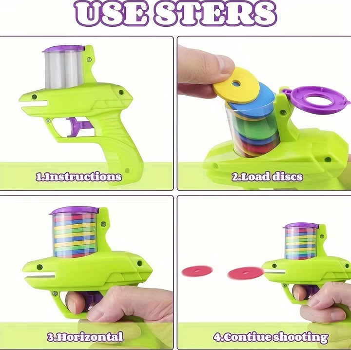 Keep your cat active with this interactive disc launcher toy, promoting healthy exercise & fun.