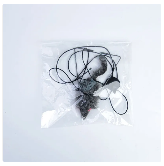 Cat toy for active play, an interactive string mouse designed to provide mental stimulation for your feline.