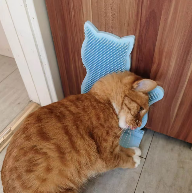 Bathroom organizer featuring a playful cat silicone towel hook, anti-slip and easy to use.