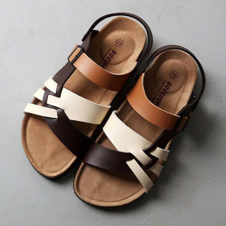 Durable men's casual summer sandals, lightweight and comfortable, great for all-day wear, walking, and beach adventures.