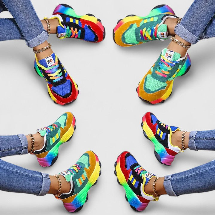 Versatile women's stylish walking shoes, supportive and comfortable for casual & athletic wear.
