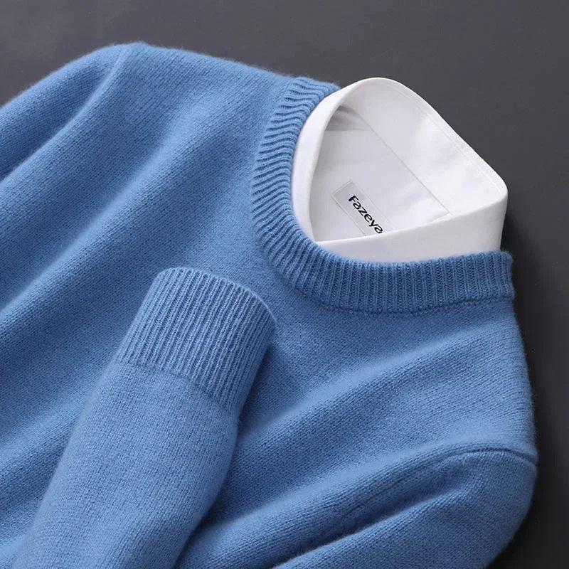 Soft knit long sleeve sweater for women, a cozy and stylish choice for winter.