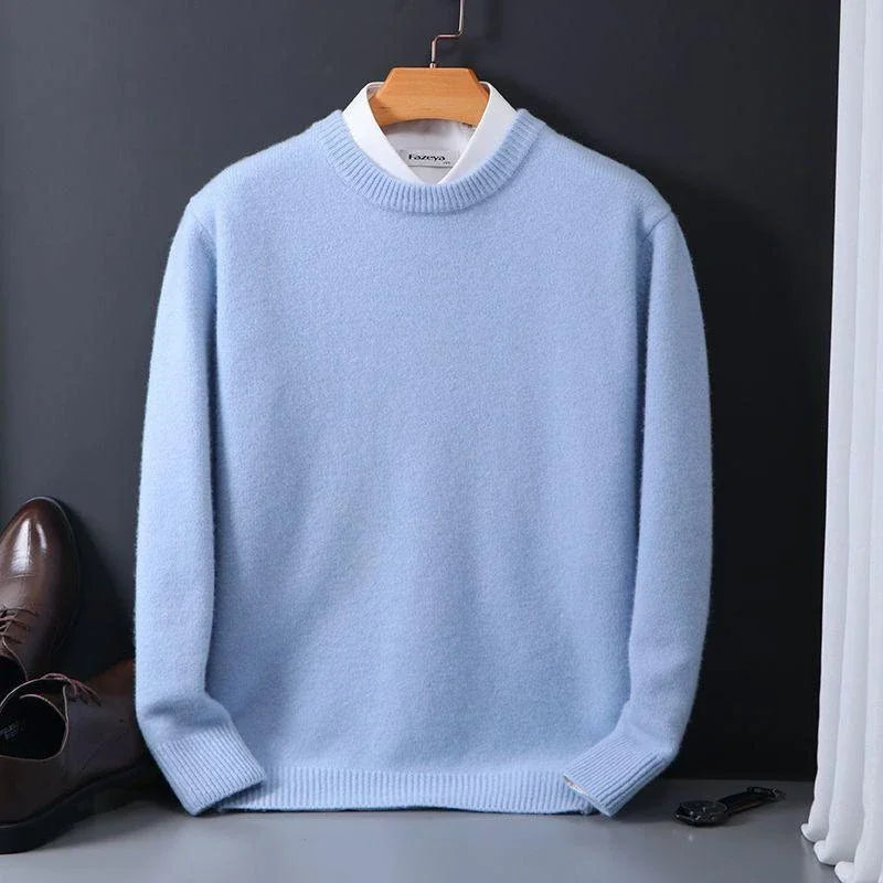 Stylish women's long sleeve sweater, a chic and cozy top for winter & office wear.