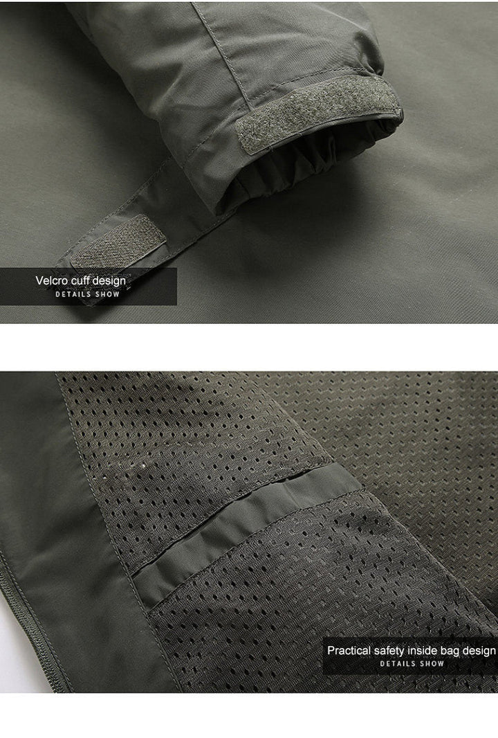 Men's stylish hooded casual jacket, providing warmth and comfort for everyday fashion and outdoor wear.