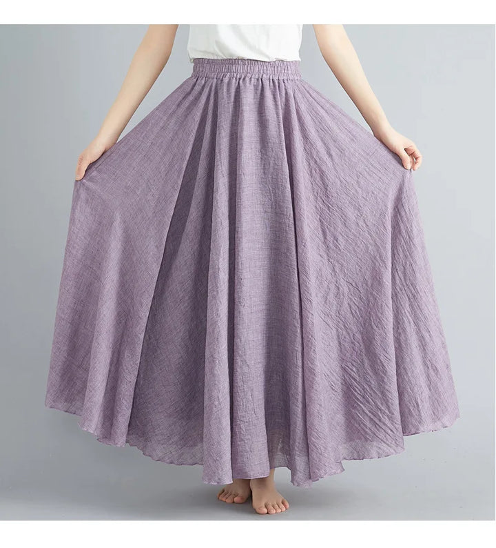 Airy women's long skirt, perfect for casual summer style.