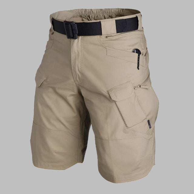 Stylish men's casual shorts, waterproof and stretchy for ultimate comfort & summer versatility.