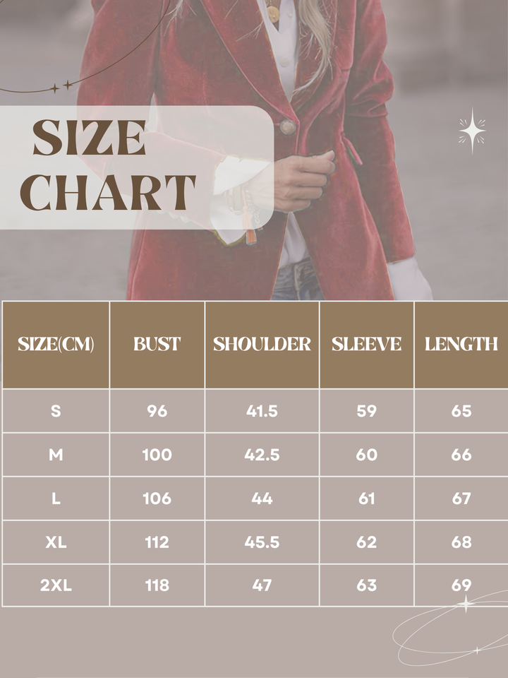 Chic women's tailored jacket featuring sophisticated golden buttons & a modern, elegant fit.