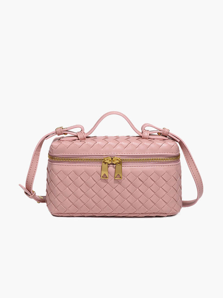 Fashionable women's everyday woven bag, offering a chic and compact design for daily essentials.