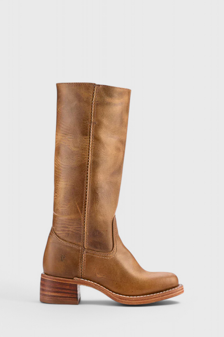 Premium women's knee-high heeled boots, ideal for adding a touch of sophisticated style.