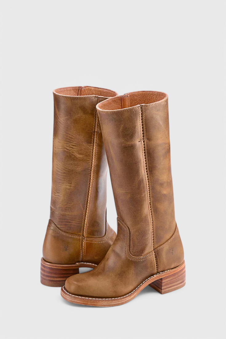 Versatile women's knee-high boots, heeled for elegance, comfortable for daily autumn wear.