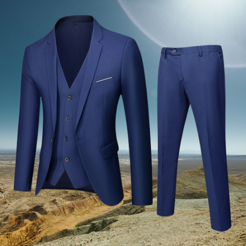 Sophisticated women's elegant two-piece spring suit. Perfect for formal events, business, or casual chic.
