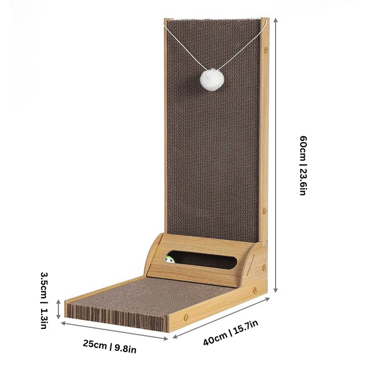 Premium cat scratch stand, a durable pet accessory & effective furniture protector for happy felines.