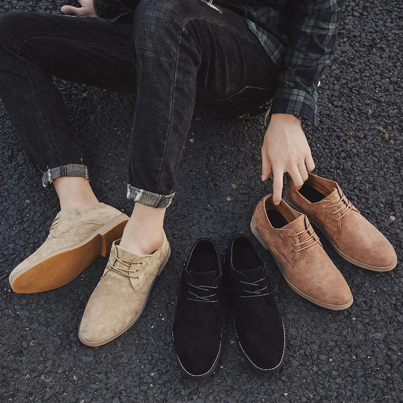 Elegant men's versatile dress shoes. Polished professional footwear for business, formal, & everyday style.