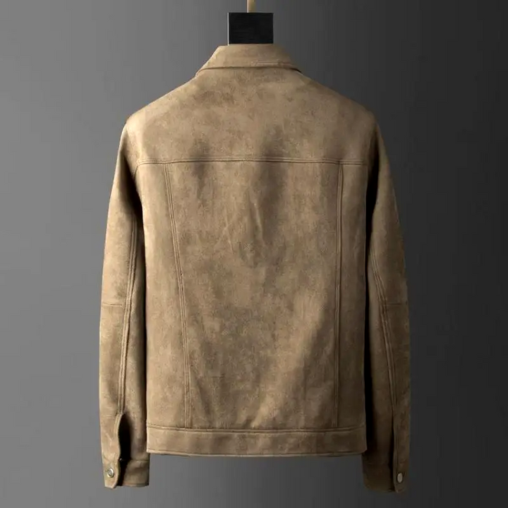 Black men's smart casual jacket, a versatile piece of outerwear for everyday wear & modern mens fashion.
