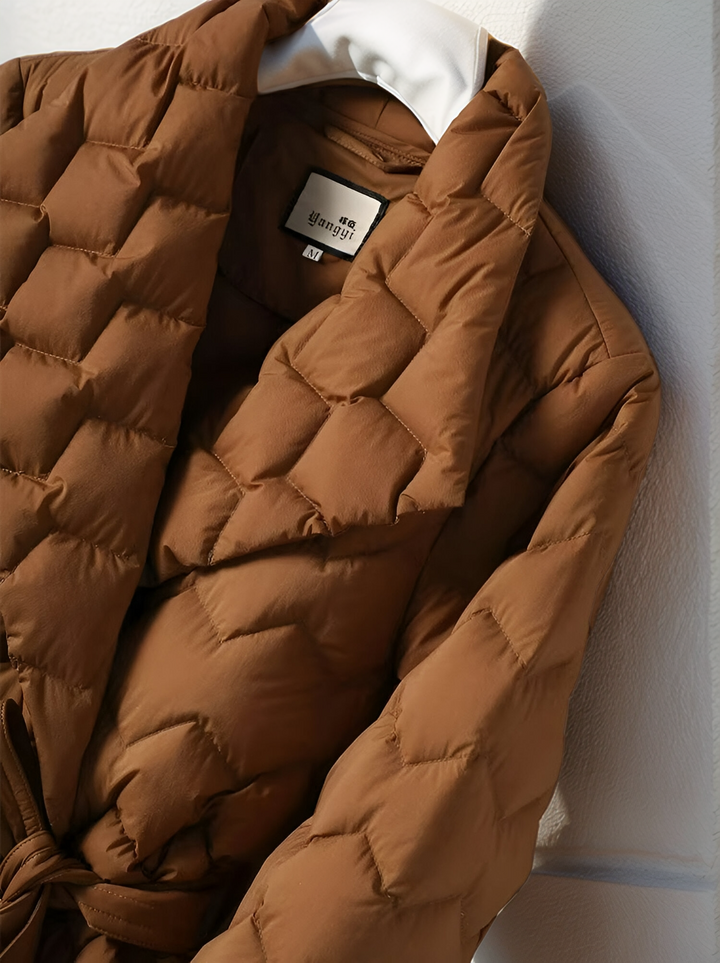 Sophie women's padded jacket, a cozy & warm winter coat designed for ultimate comfort & sophisticated style.