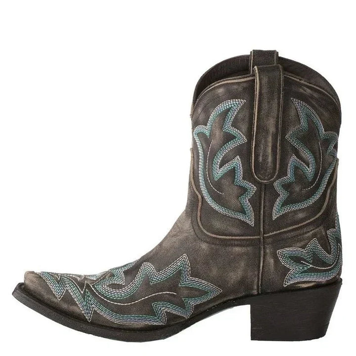 Elegant women's Western cowboy boots, Laurice, with intricate embellishments for a unique, fashionable look.