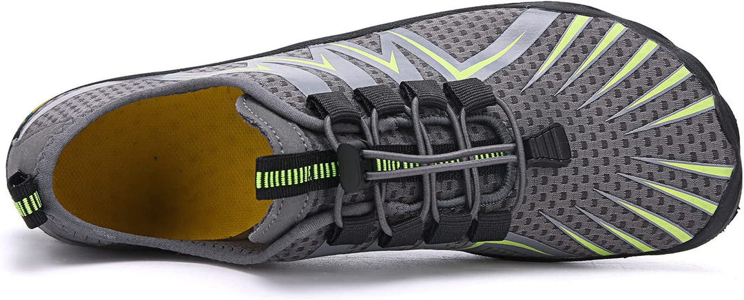 Casual men's wide fit barefoot shoes, lightweight with a flexible sole.