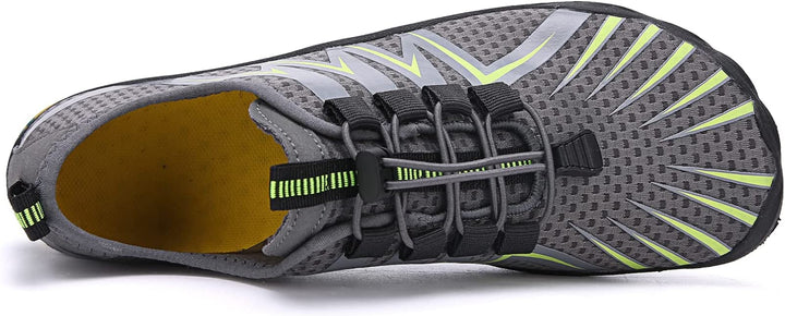 Casual men's wide fit barefoot shoes, lightweight with a flexible sole.