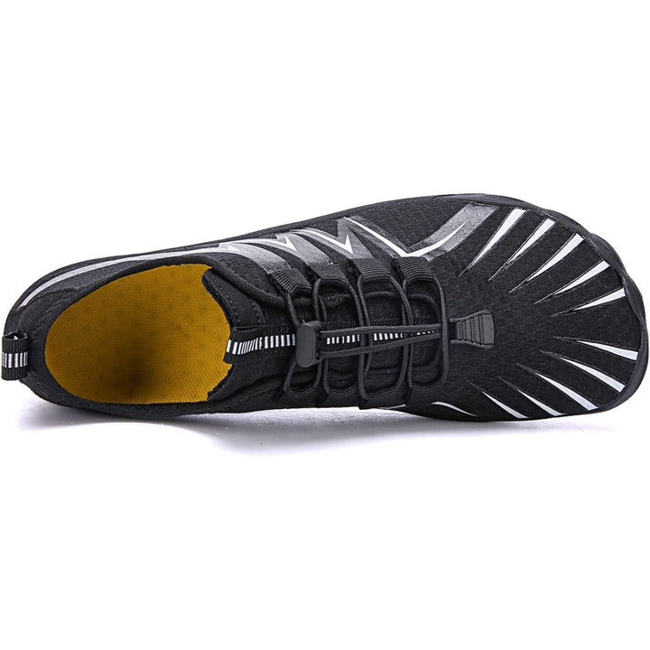 Breathable men's wide fit barefoot walking shoes for natural movement.