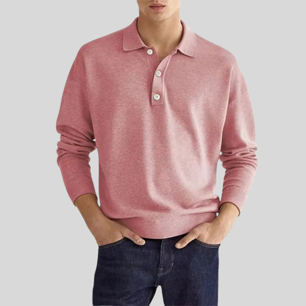 Comfortable men's everyday polo shirt. Short sleeve, crisp style, ideal for casual and smart casual occasions.