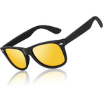Matt Black Frame | Yellow Night Vision Glasses