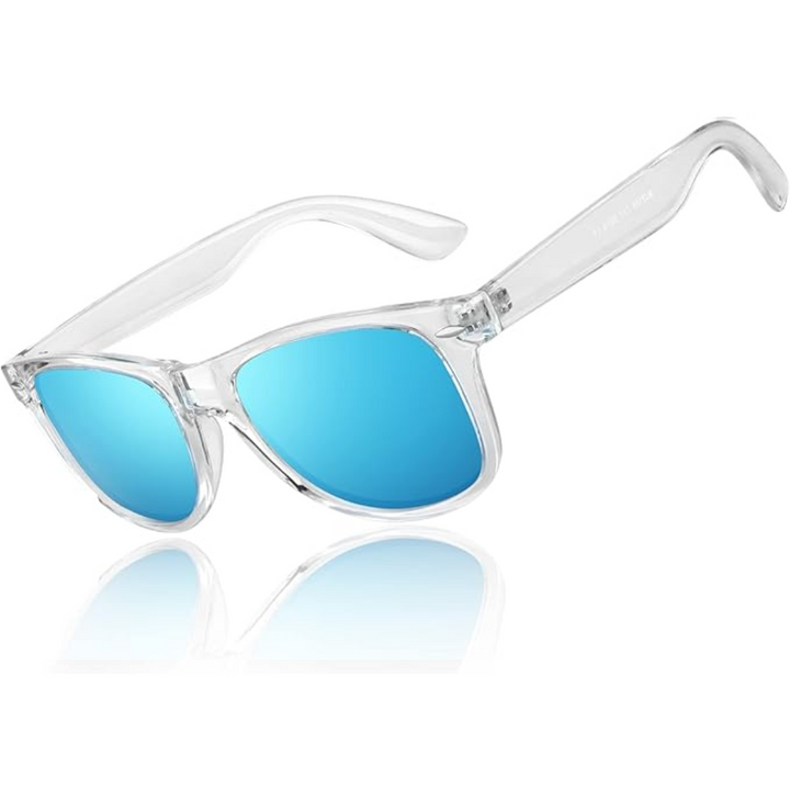 Fashion-forward 80s retro unisex polarized sunglasses, a must-have for sun protection.