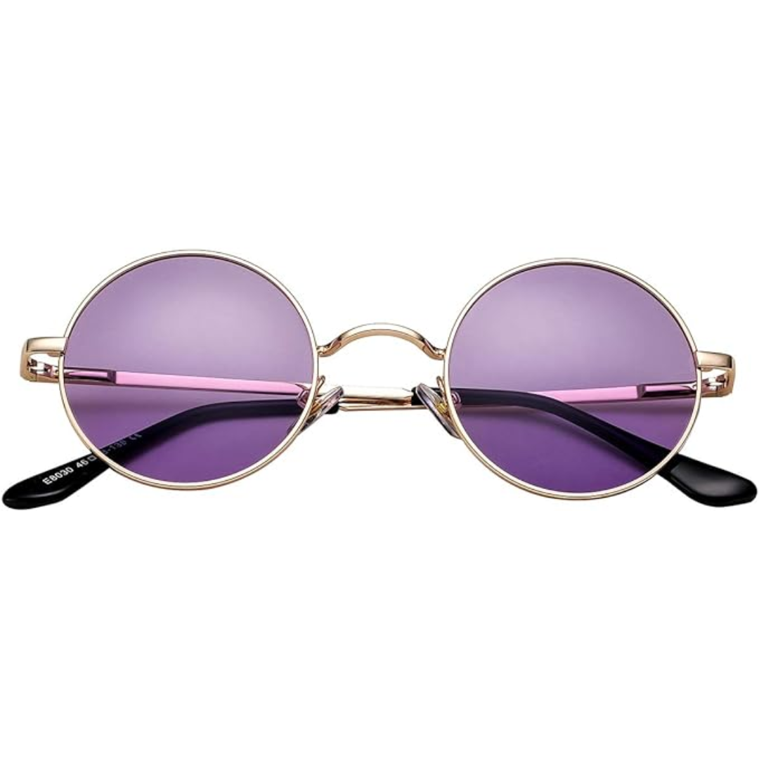 Unisex round polarized sunglasses for everyday wear. UV protection eyewear.