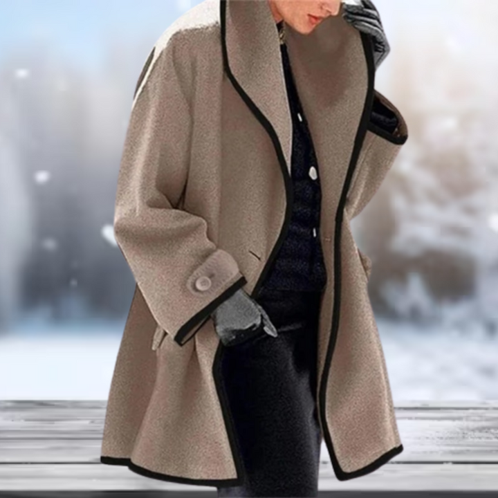 Women's cozy retro winter jacket, perfect for timeless vintage style. Warm & stylish ladies outerwear.