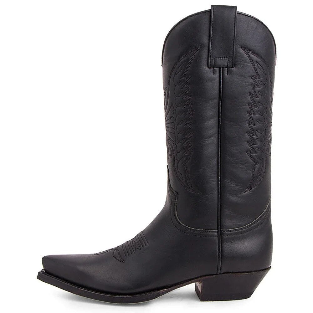 Adventure-ready unisex western boots. Non-slip, durable, and comfortable cowboy footwear for robust riders.