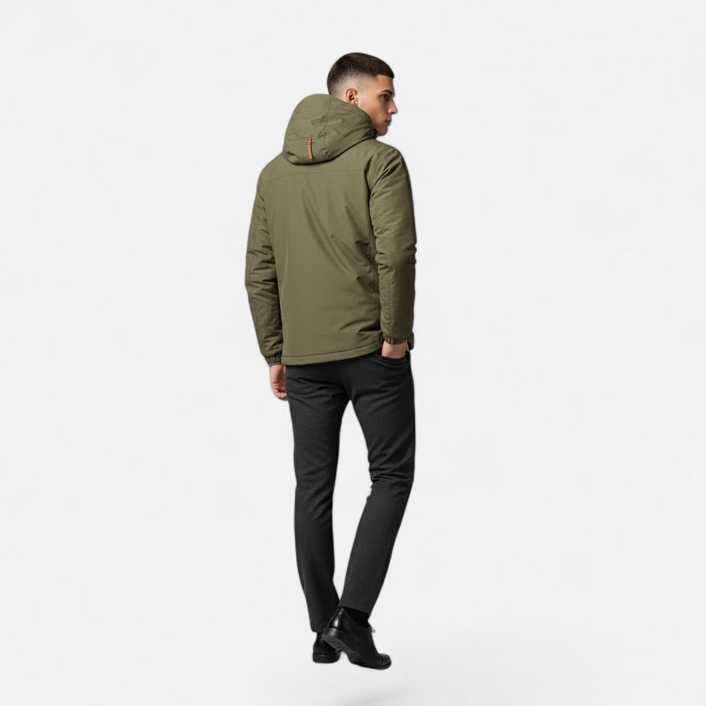 Men's Loose-Fit Hooded Jacket, a key piece for effortless men's casual fashion.