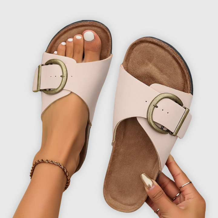 Women's elegant orthopaedic sandals, designed for all-day comfort with arch support.
