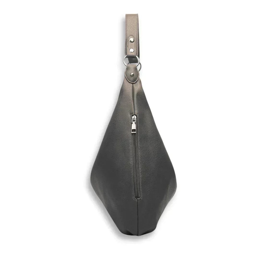 Organized everyday hobo bag for women, a stylish zippered shoulder bag for work.