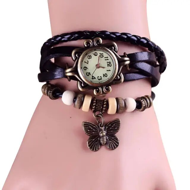 Everyday women's quartz watch, a chic floral bracelet accessory that makes a fashion statement.