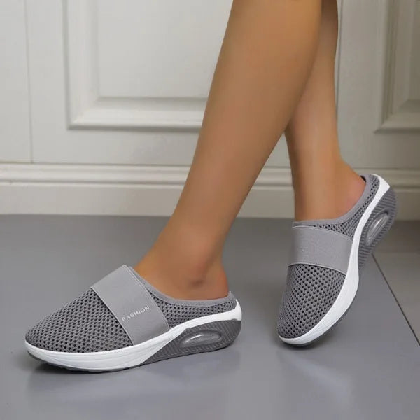 Comfortable women's wedge sandals with superior arch support, perfect for all-day wear & pain relief.