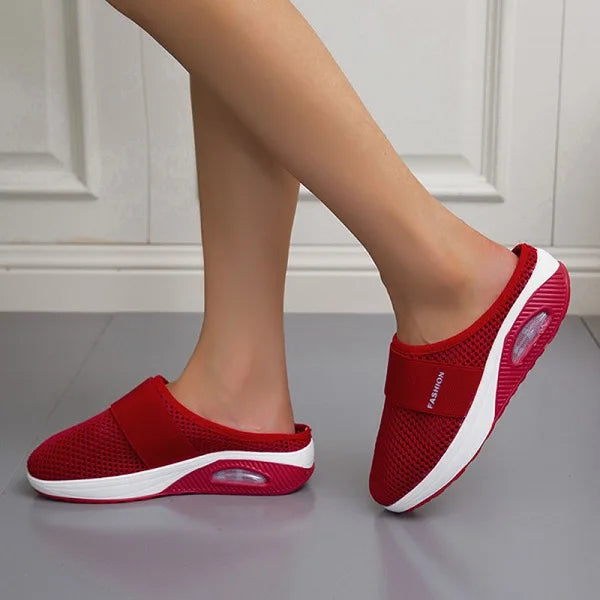 Experience ultimate comfort with these women's orthopedic wedge sandals, featuring arch support & stylish design.