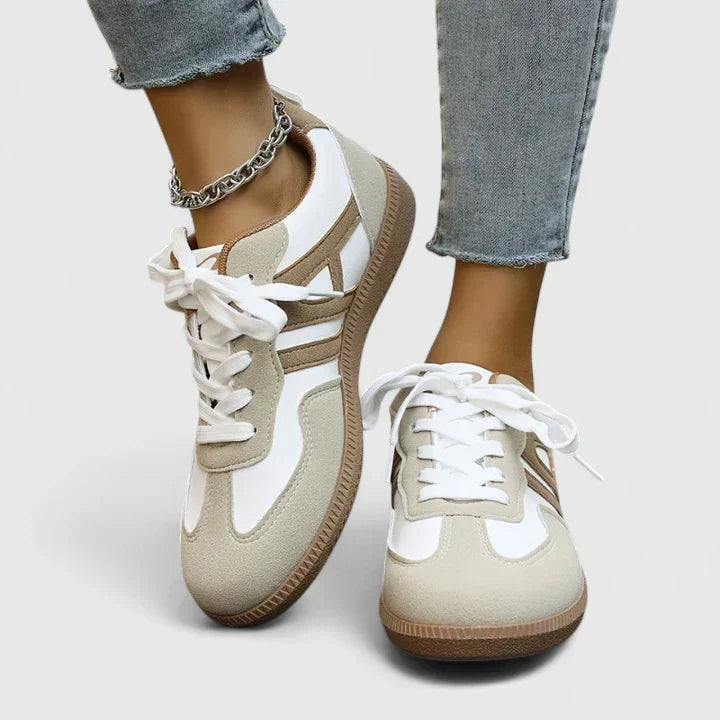 Women's Sabrine Orthopaedic Trainers, providing all-day comfort, arch support, and foot pain relief for walking.