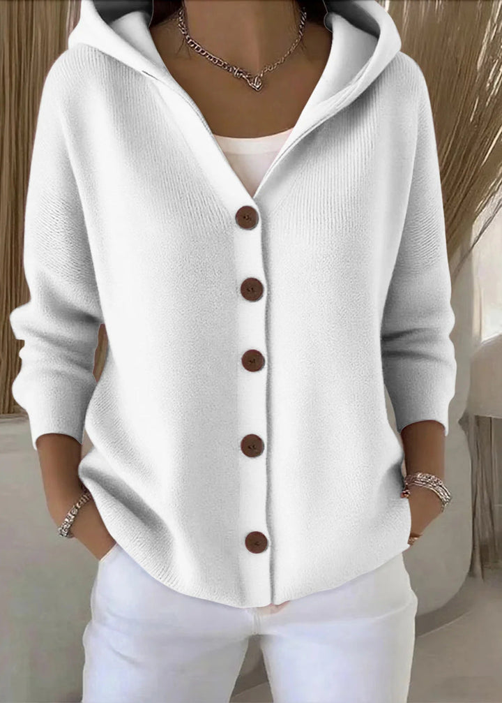 Versatile women's open front cardigan, an elegant sweater for cozy layering & everyday comfort.