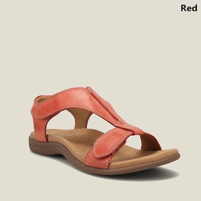 Elegant women's walking sandals, orthopedic, offering superior arch support and comfort.